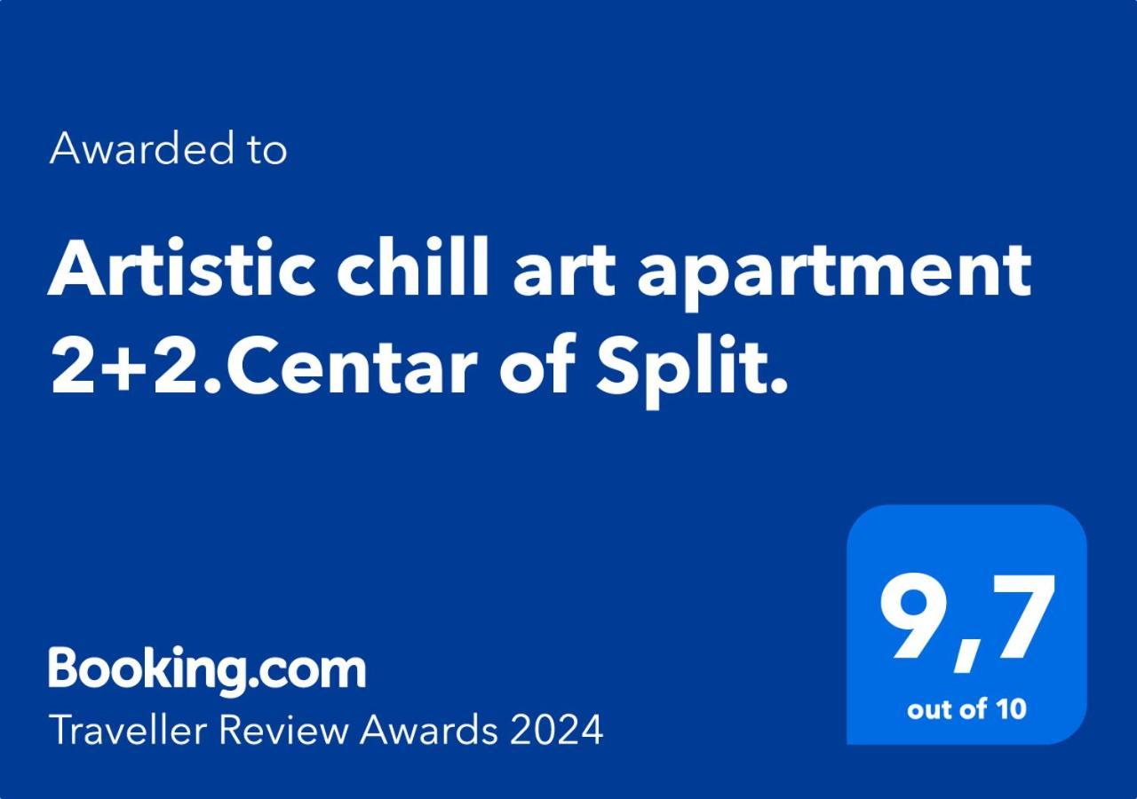 Artistic Chill Art Apartment 2+2.Centar Of Split. 外观 照片